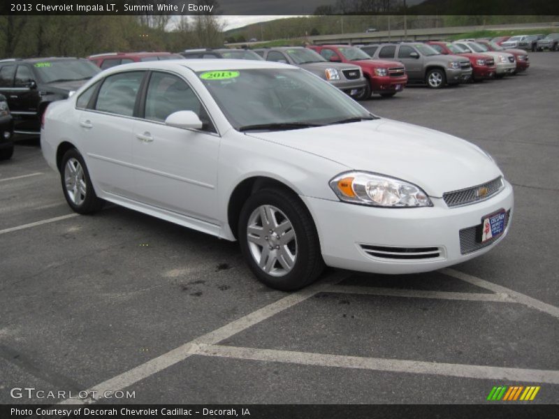 Summit White / Ebony 2013 Chevrolet Impala LT
