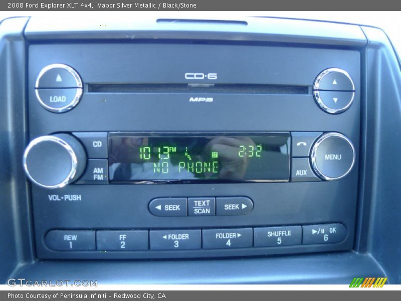 Vapor Silver Metallic / Black/Stone 2008 Ford Explorer XLT 4x4