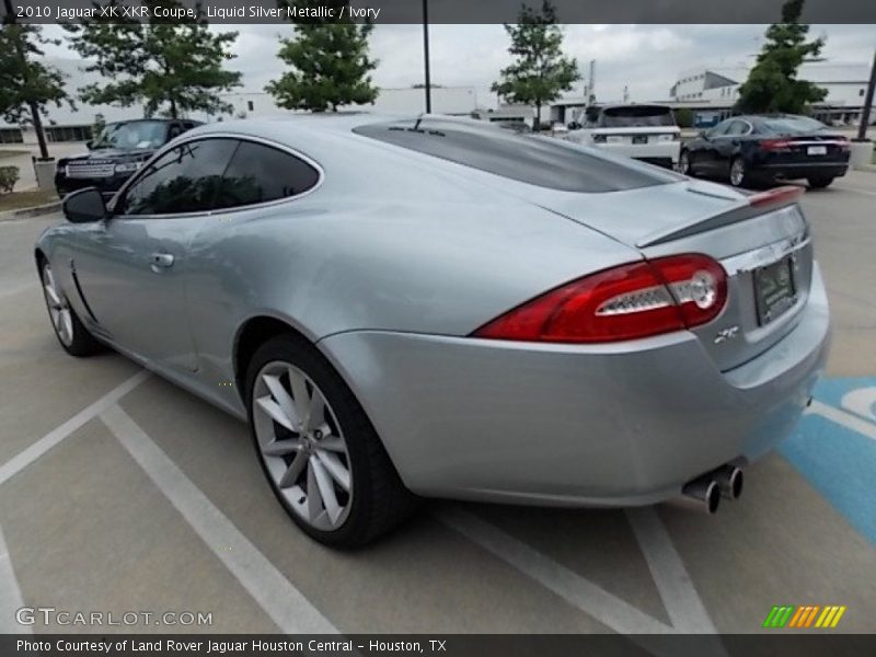 Liquid Silver Metallic / Ivory 2010 Jaguar XK XKR Coupe