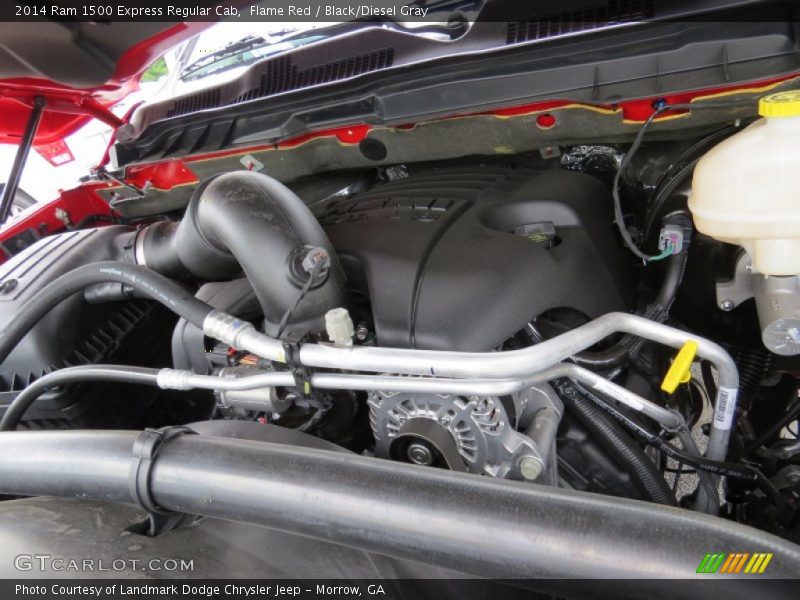 Flame Red / Black/Diesel Gray 2014 Ram 1500 Express Regular Cab