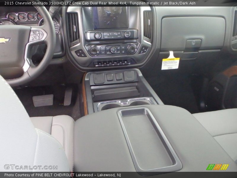Tungsten Metallic / Jet Black/Dark Ash 2015 Chevrolet Silverado 3500HD LTZ Crew Cab Dual Rear Wheel 4x4
