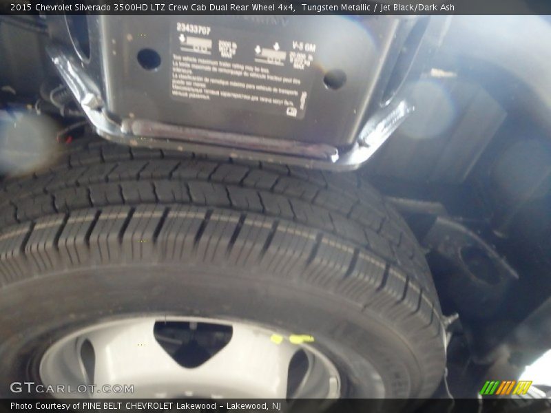 Tungsten Metallic / Jet Black/Dark Ash 2015 Chevrolet Silverado 3500HD LTZ Crew Cab Dual Rear Wheel 4x4