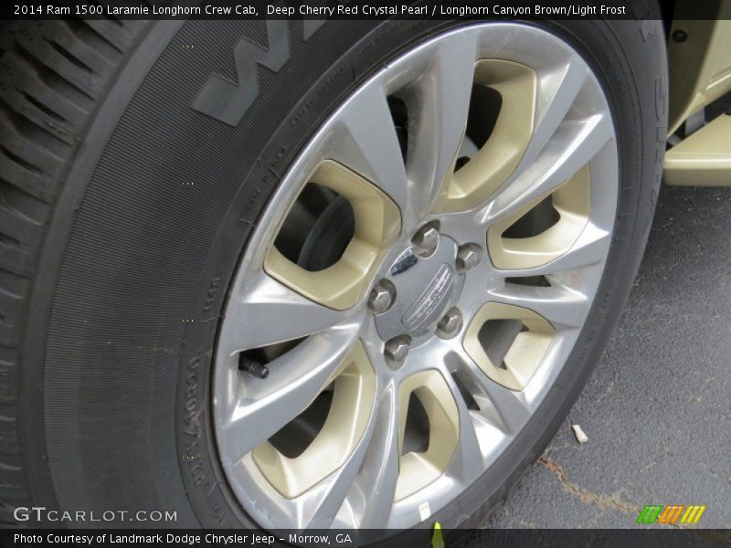 Deep Cherry Red Crystal Pearl / Longhorn Canyon Brown/Light Frost 2014 Ram 1500 Laramie Longhorn Crew Cab