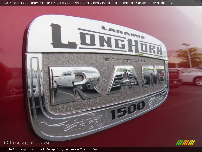 Deep Cherry Red Crystal Pearl / Longhorn Canyon Brown/Light Frost 2014 Ram 1500 Laramie Longhorn Crew Cab