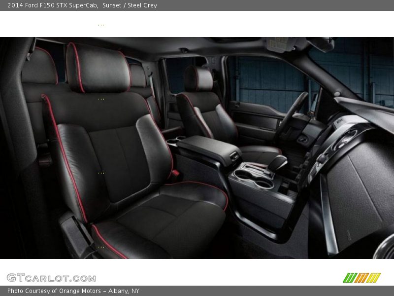Sunset / Steel Grey 2014 Ford F150 STX SuperCab