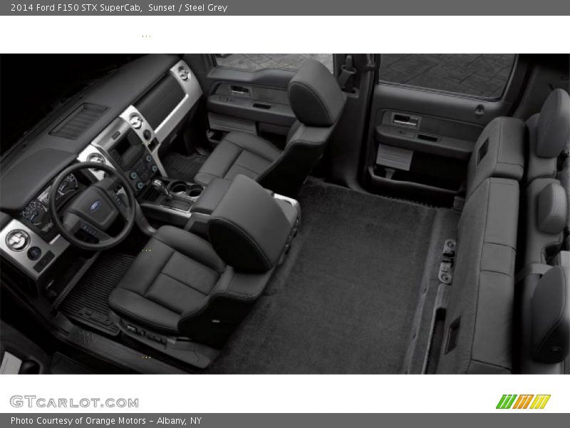 Sunset / Steel Grey 2014 Ford F150 STX SuperCab