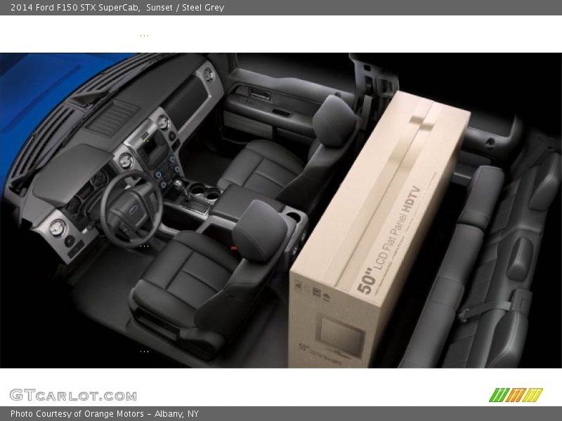 Sunset / Steel Grey 2014 Ford F150 STX SuperCab