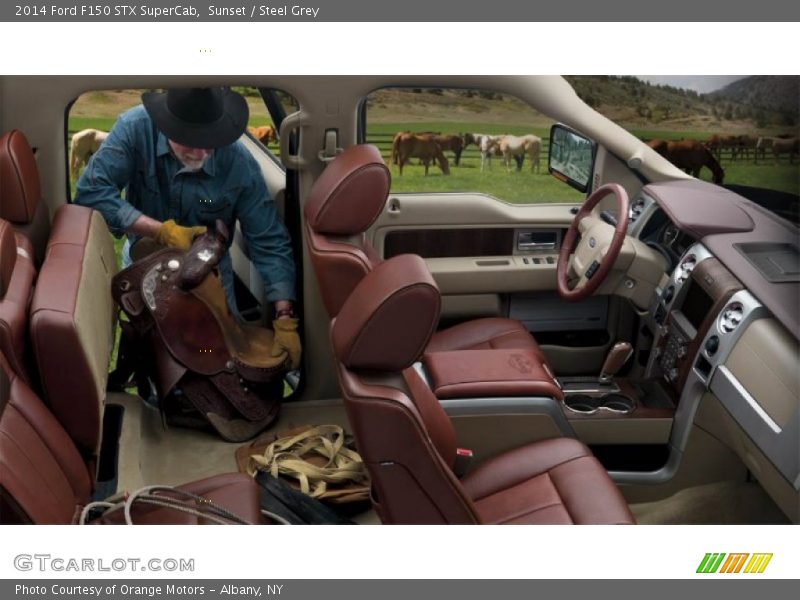 Sunset / Steel Grey 2014 Ford F150 STX SuperCab