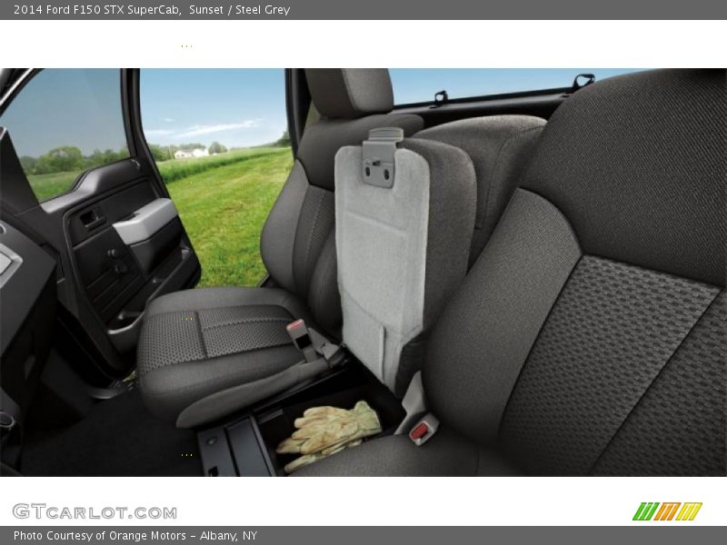 Sunset / Steel Grey 2014 Ford F150 STX SuperCab