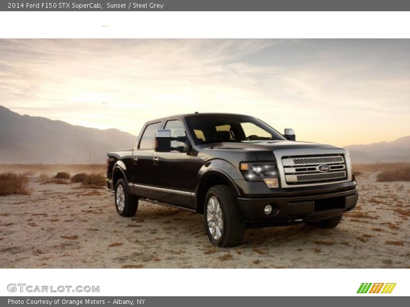 Sunset / Steel Grey 2014 Ford F150 STX SuperCab