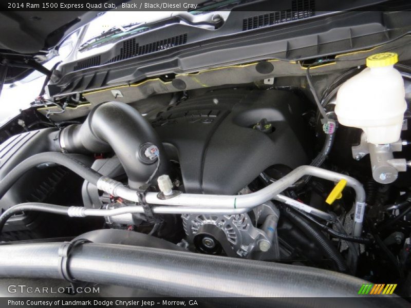 Black / Black/Diesel Gray 2014 Ram 1500 Express Quad Cab