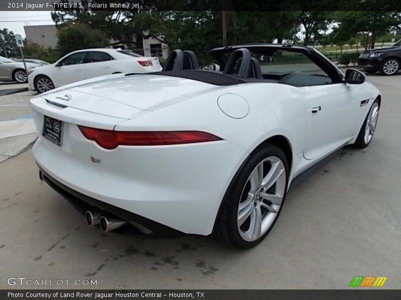 Polaris White / Jet 2014 Jaguar F-TYPE V8 S