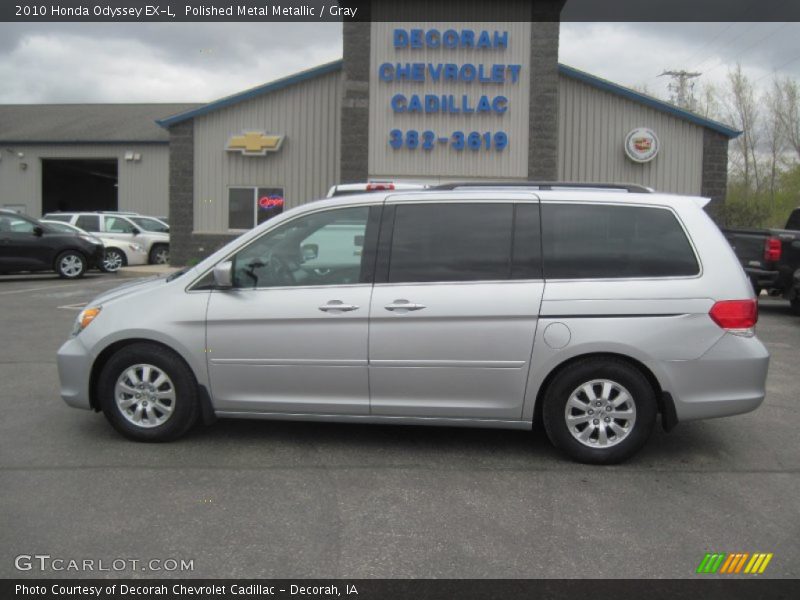 Polished Metal Metallic / Gray 2010 Honda Odyssey EX-L