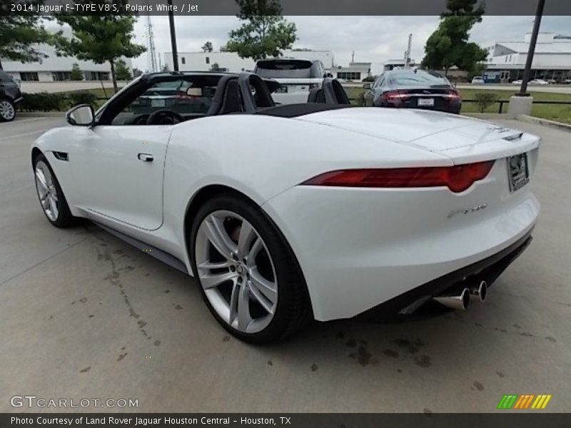 Polaris White / Jet 2014 Jaguar F-TYPE V8 S