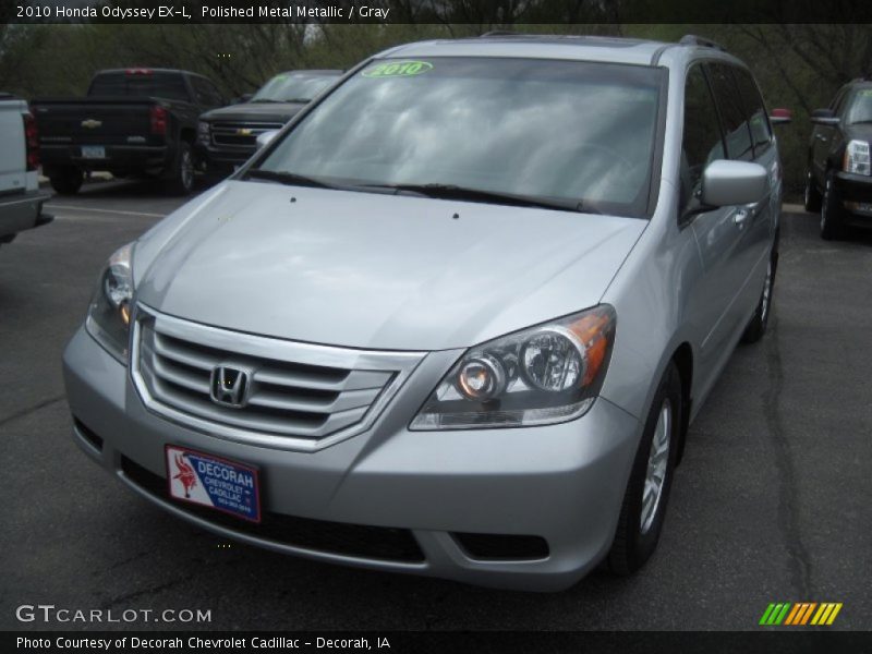Polished Metal Metallic / Gray 2010 Honda Odyssey EX-L
