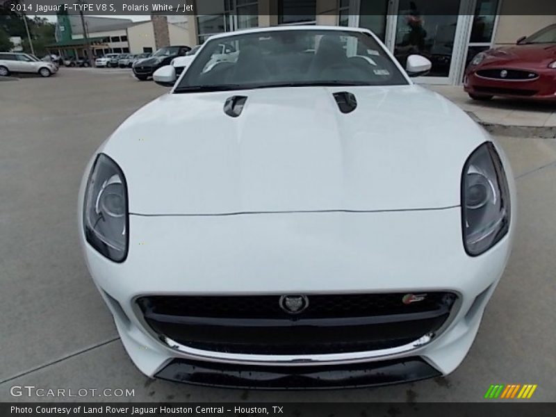 Polaris White / Jet 2014 Jaguar F-TYPE V8 S