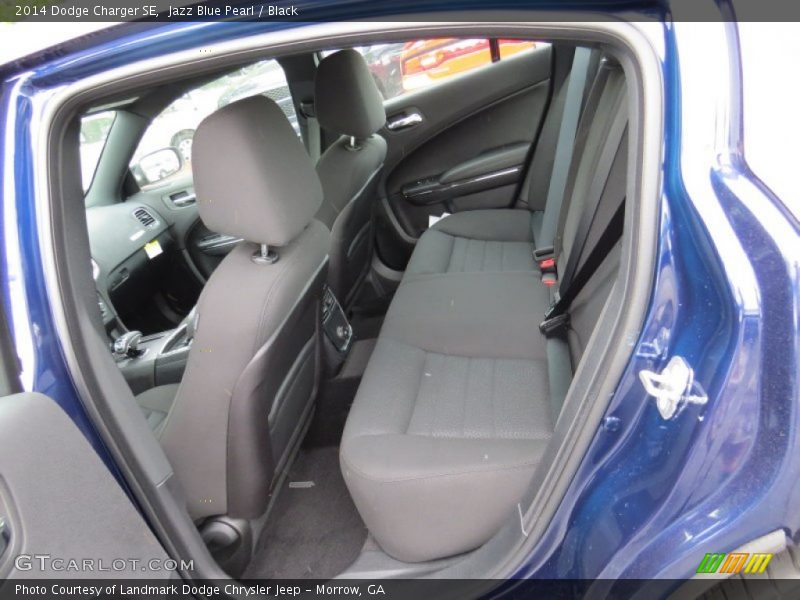 Jazz Blue Pearl / Black 2014 Dodge Charger SE