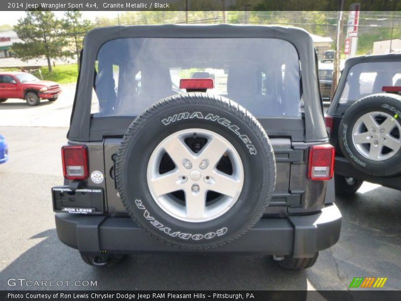 Granite Metallic / Black 2014 Jeep Wrangler Sport 4x4