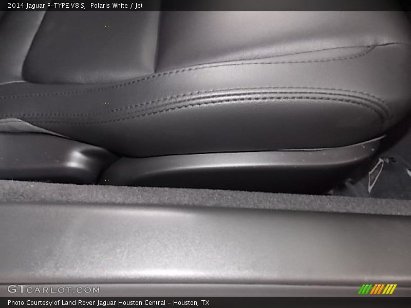 Polaris White / Jet 2014 Jaguar F-TYPE V8 S