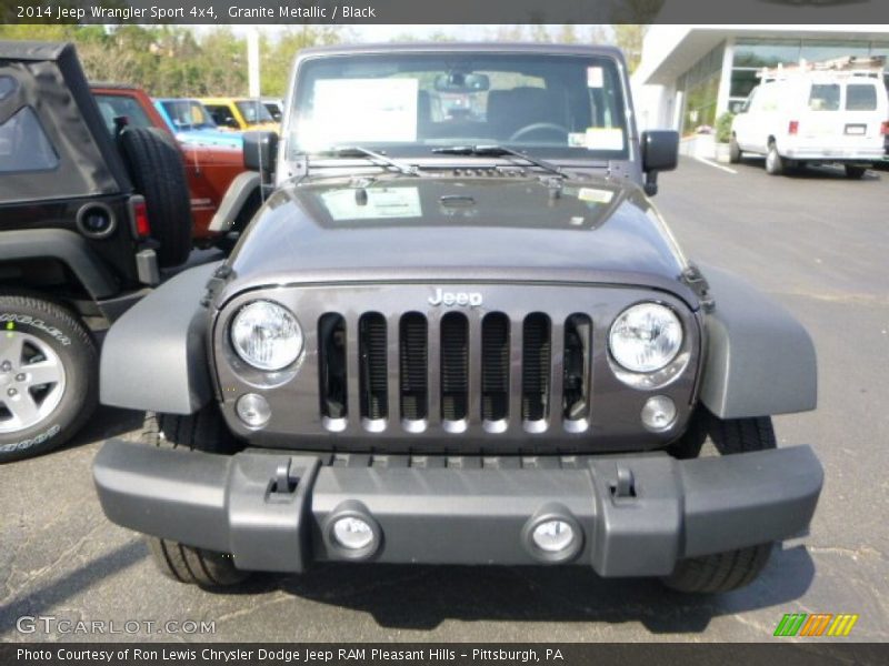 Granite Metallic / Black 2014 Jeep Wrangler Sport 4x4