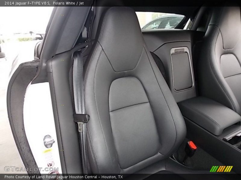 Polaris White / Jet 2014 Jaguar F-TYPE V8 S