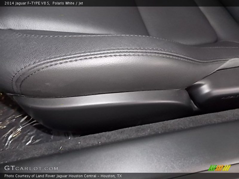 Polaris White / Jet 2014 Jaguar F-TYPE V8 S