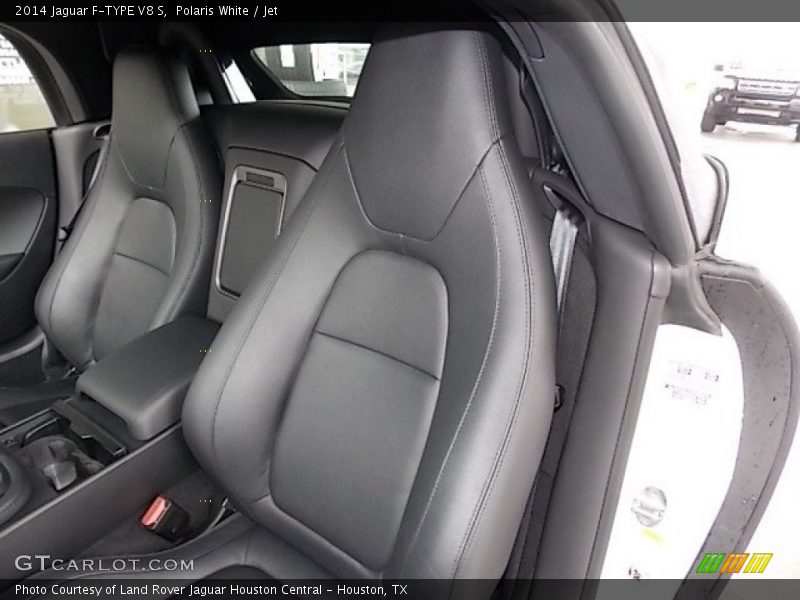 Polaris White / Jet 2014 Jaguar F-TYPE V8 S