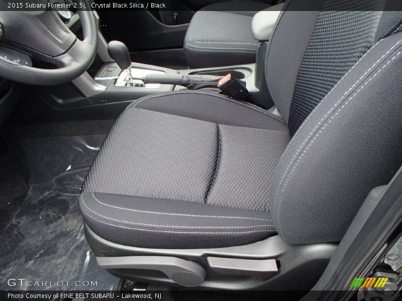Crystal Black Silica / Black 2015 Subaru Forester 2.5i
