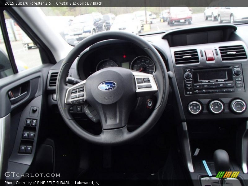 Crystal Black Silica / Black 2015 Subaru Forester 2.5i