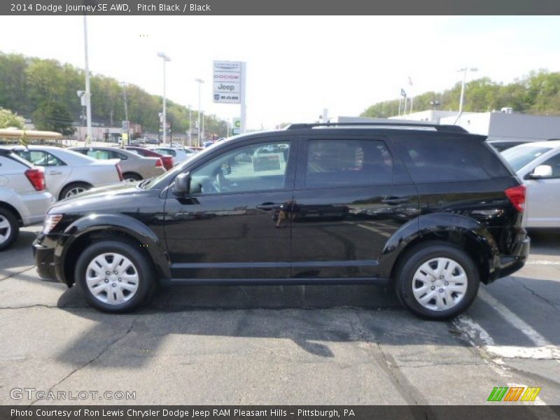 Pitch Black / Black 2014 Dodge Journey SE AWD