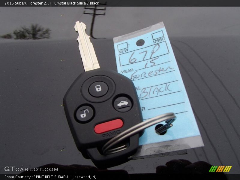 Crystal Black Silica / Black 2015 Subaru Forester 2.5i