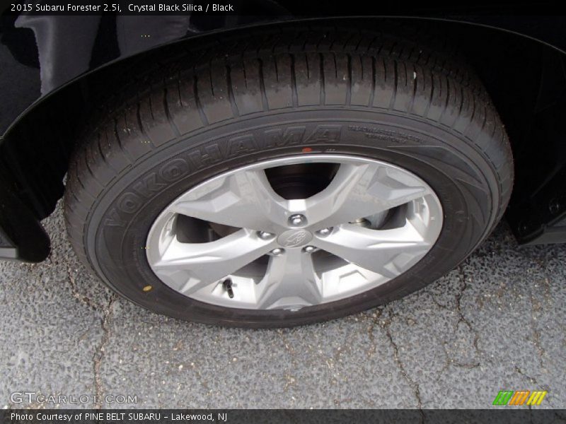 Crystal Black Silica / Black 2015 Subaru Forester 2.5i