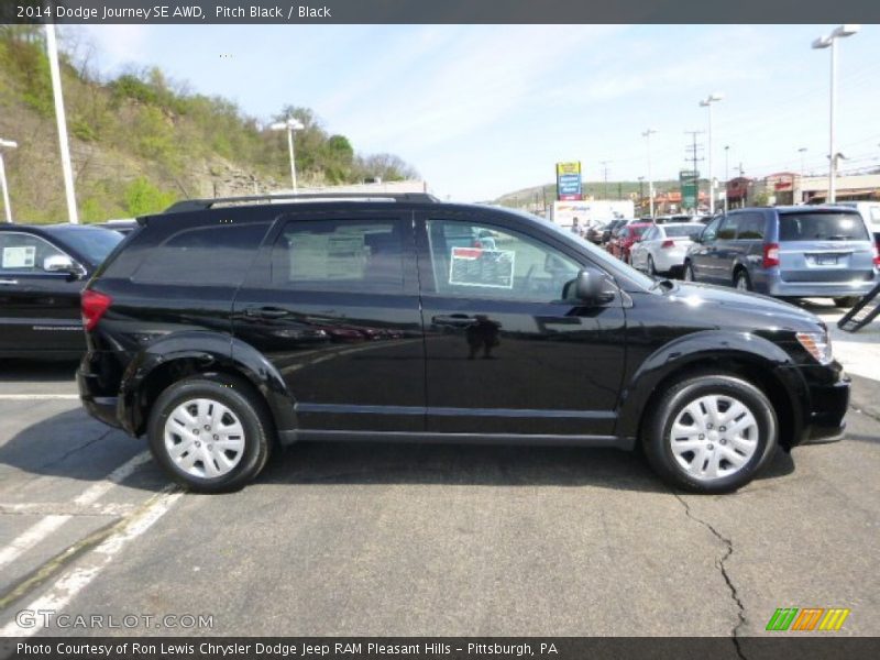 Pitch Black / Black 2014 Dodge Journey SE AWD