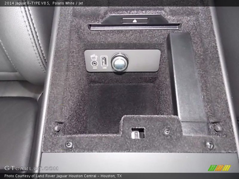 Polaris White / Jet 2014 Jaguar F-TYPE V8 S