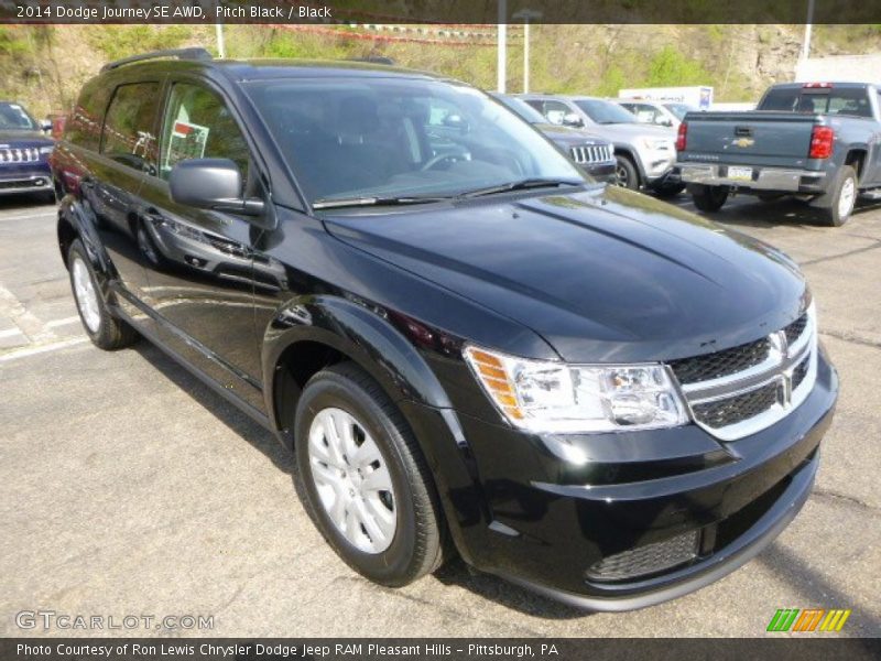 Pitch Black / Black 2014 Dodge Journey SE AWD