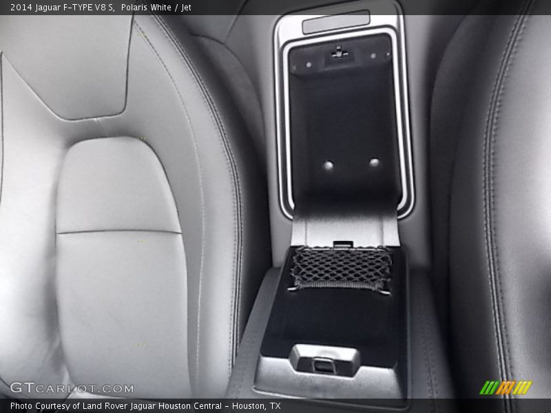 Polaris White / Jet 2014 Jaguar F-TYPE V8 S