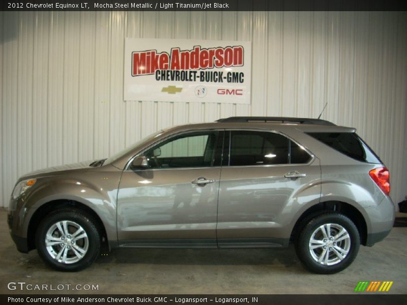 Mocha Steel Metallic / Light Titanium/Jet Black 2012 Chevrolet Equinox LT