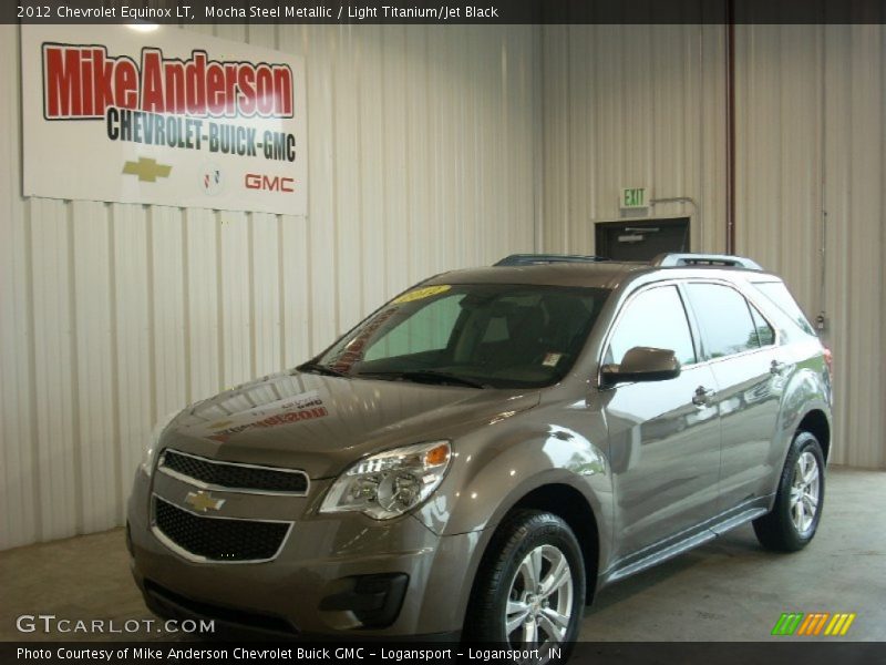 Mocha Steel Metallic / Light Titanium/Jet Black 2012 Chevrolet Equinox LT