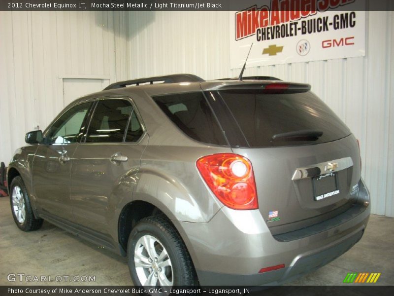 Mocha Steel Metallic / Light Titanium/Jet Black 2012 Chevrolet Equinox LT