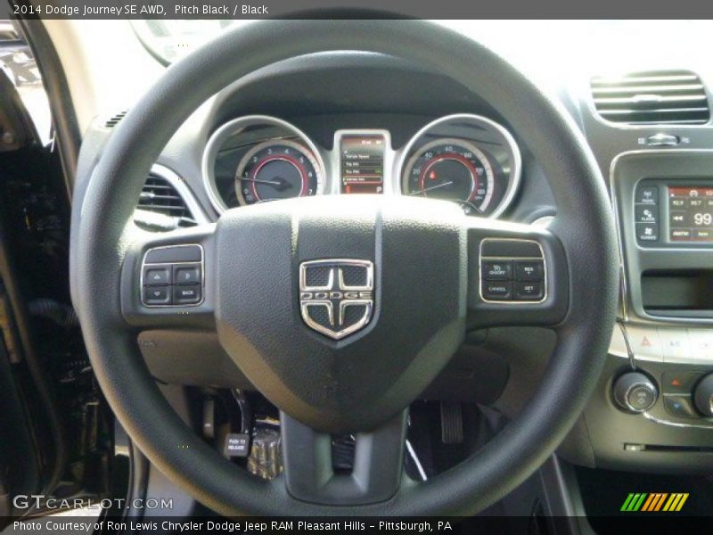 Pitch Black / Black 2014 Dodge Journey SE AWD