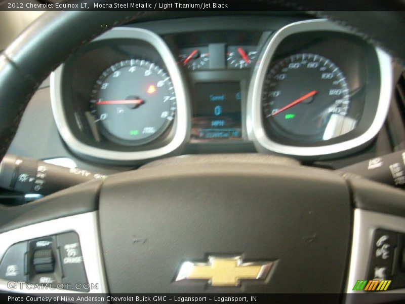 Mocha Steel Metallic / Light Titanium/Jet Black 2012 Chevrolet Equinox LT