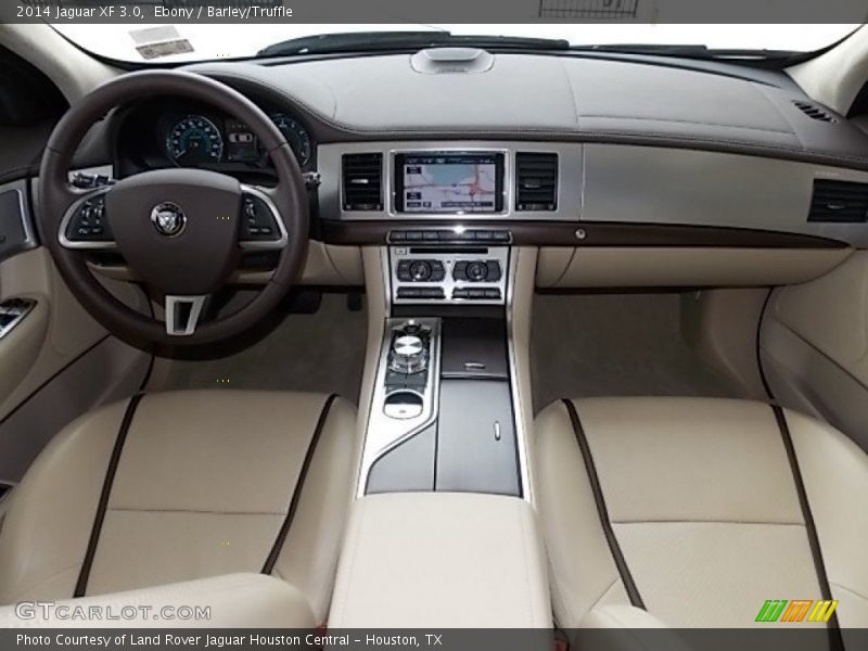 Ebony / Barley/Truffle 2014 Jaguar XF 3.0