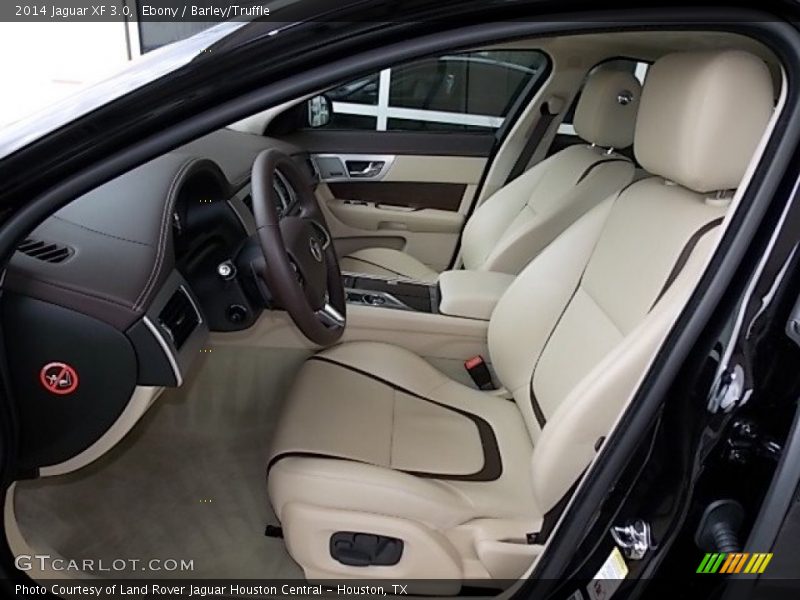 Ebony / Barley/Truffle 2014 Jaguar XF 3.0