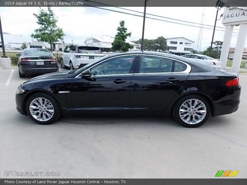 Ebony / Barley/Truffle 2014 Jaguar XF 3.0