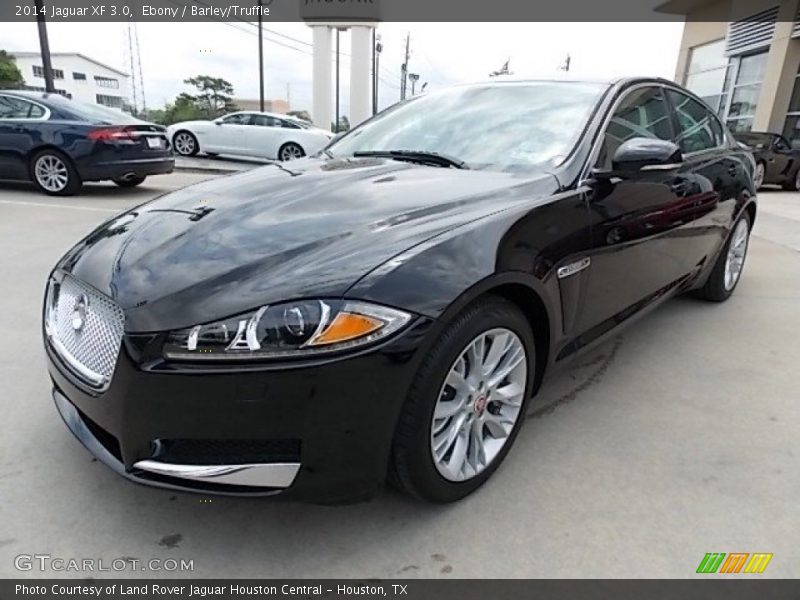 Ebony / Barley/Truffle 2014 Jaguar XF 3.0