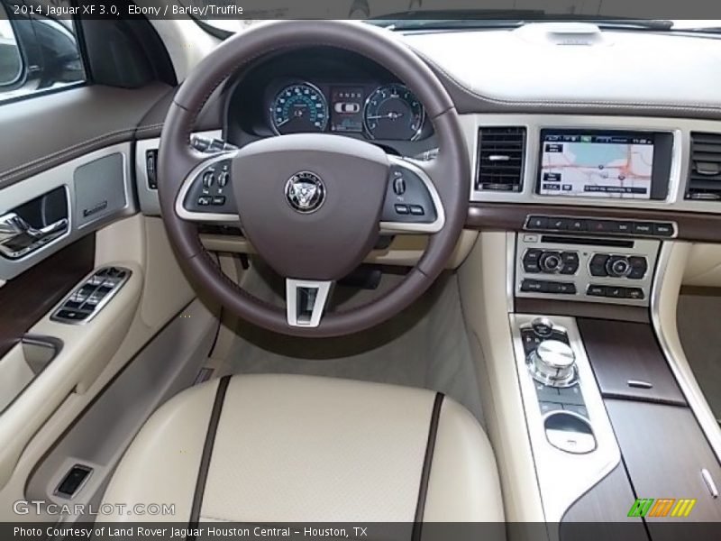 Ebony / Barley/Truffle 2014 Jaguar XF 3.0