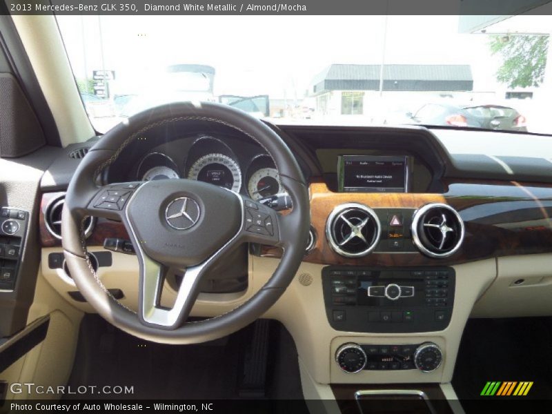 Diamond White Metallic / Almond/Mocha 2013 Mercedes-Benz GLK 350