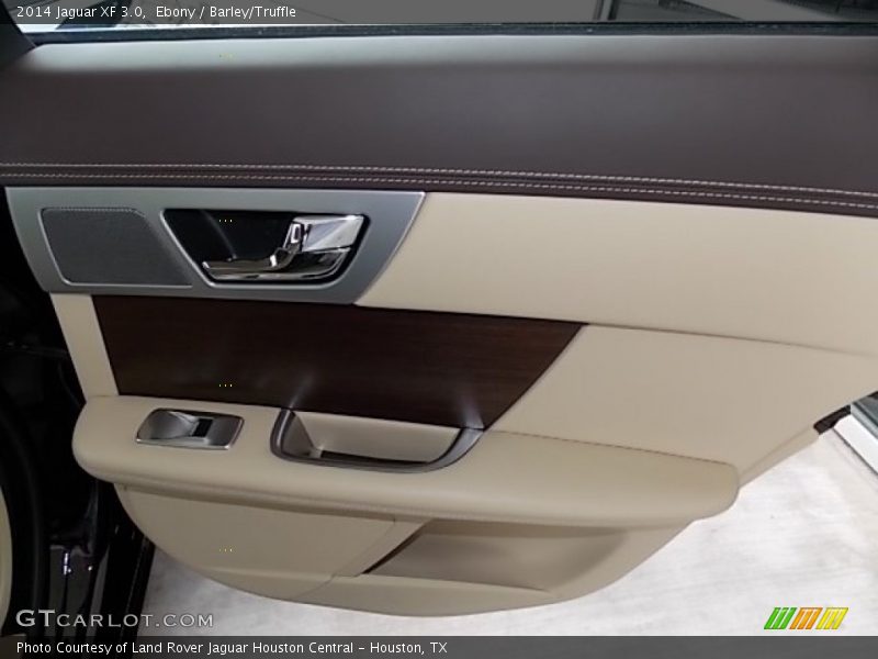 Ebony / Barley/Truffle 2014 Jaguar XF 3.0