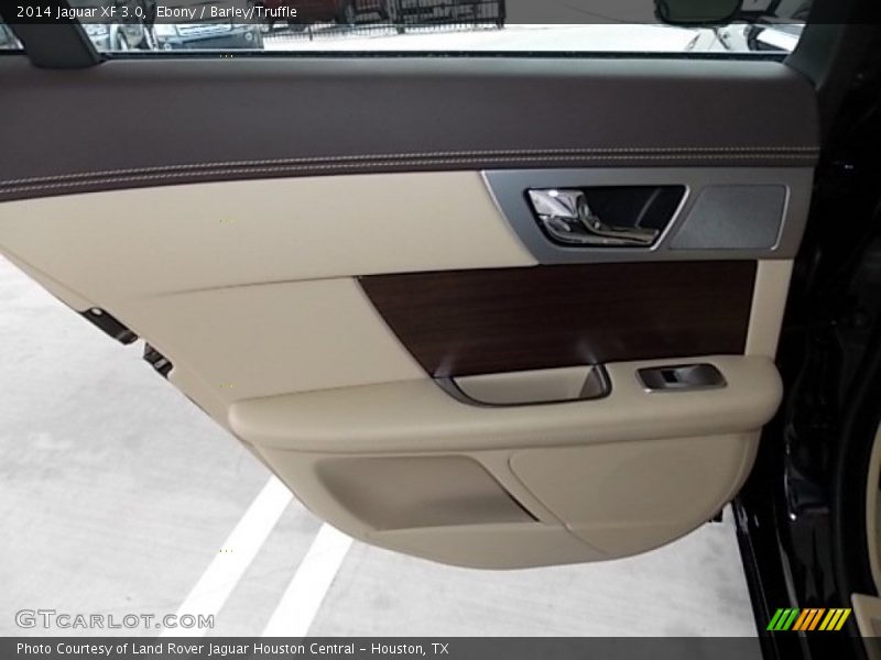 Ebony / Barley/Truffle 2014 Jaguar XF 3.0