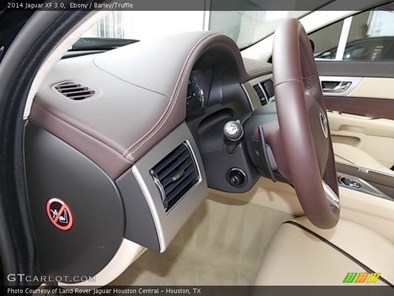 Ebony / Barley/Truffle 2014 Jaguar XF 3.0